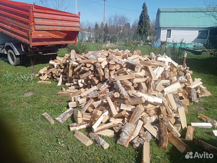 Дрова березовые колотые