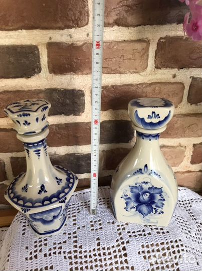 Гжель экспорт в Германию и термос синий лук