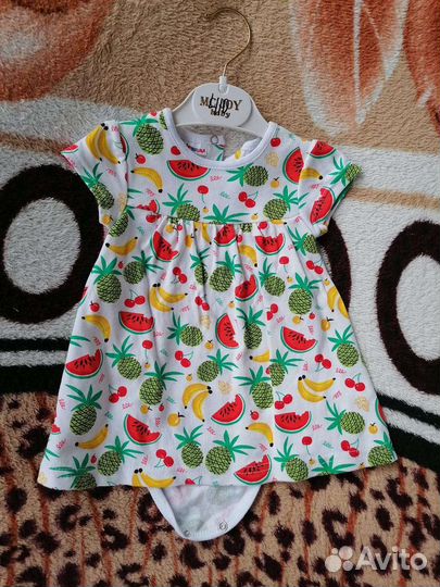 Платье боди для девочки