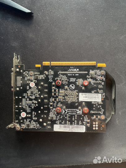 Видеокарта Palit GeForce GTX 1050 Ti stormx 4gb