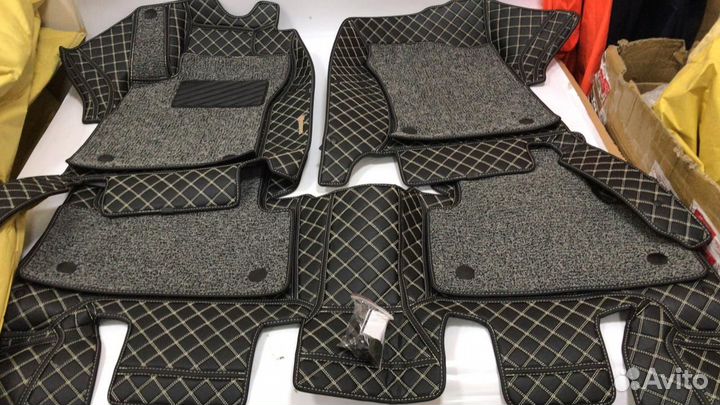 3D Коврики Mercedes S E Класс из Экокожи