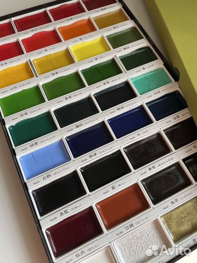 Набор акварельных красок Kuretake 36 цв