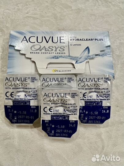 Контактные линзы -5.50