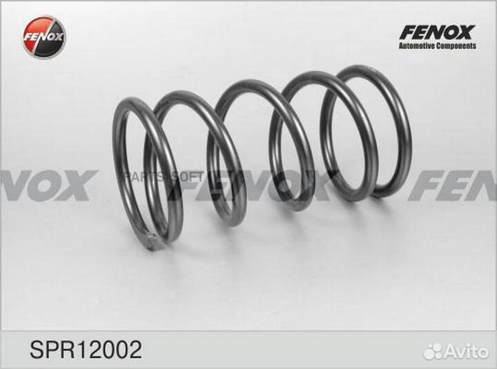 Fenox SPR12002 Пружина подвески зад прав/лев