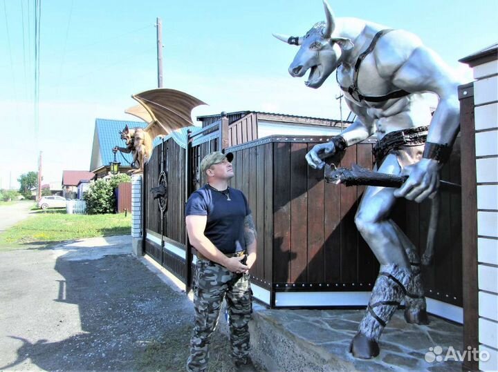 Ковка.,Скульптуры из металла