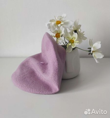 Новый берет женский шерстяной на флисе, 56-58