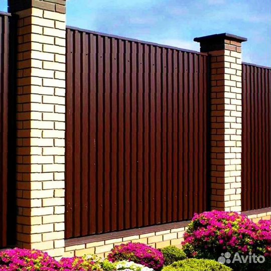 Забор из профнастила
