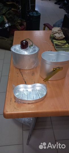 Котелок комбинированный алюминиевый с чехлом