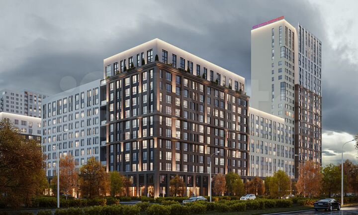 2-к. квартира, 44,3 м², 7/25 эт.