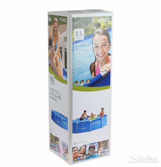 Каркасный бассейн Intex Metal 305х76см, 4485л
