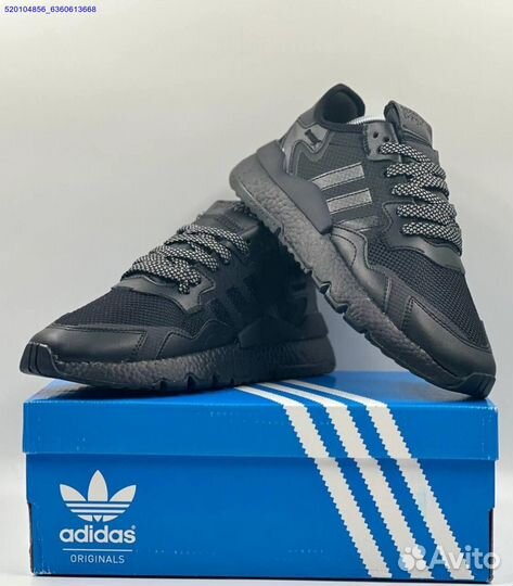 Кроссовки Adidas Nite Jogger Black (Арт.46282)