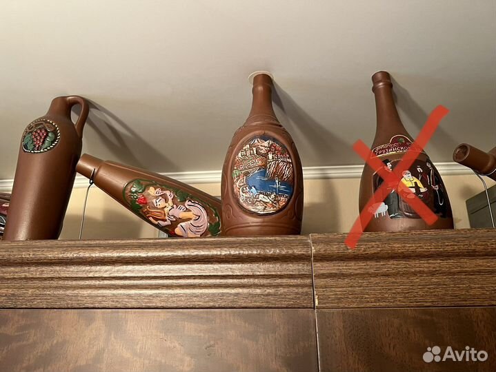 Глиняные бутылки (20 штук)