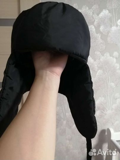 Шапка ушанка женская, осень