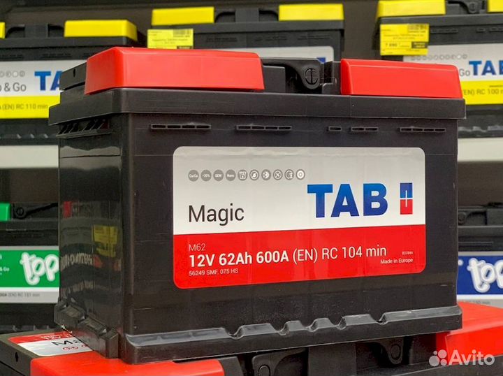 Аккумулятор TAB magic 62Ач