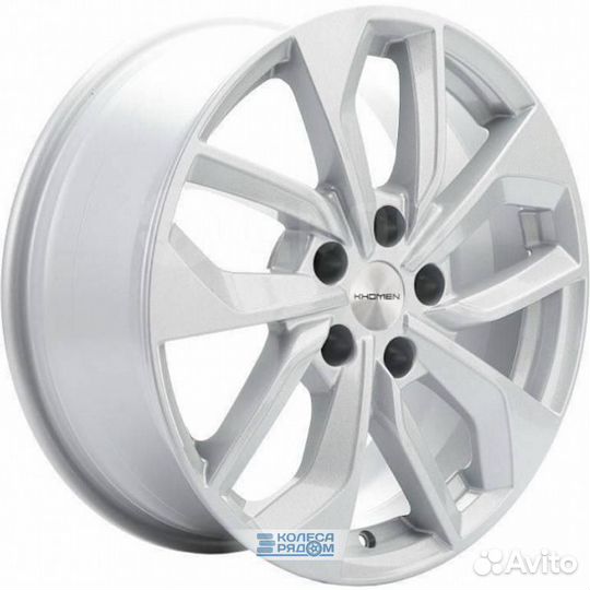 Khomen KHW 1703 7x17 5*112 ET46 DIA66.6 F-Silver Литой