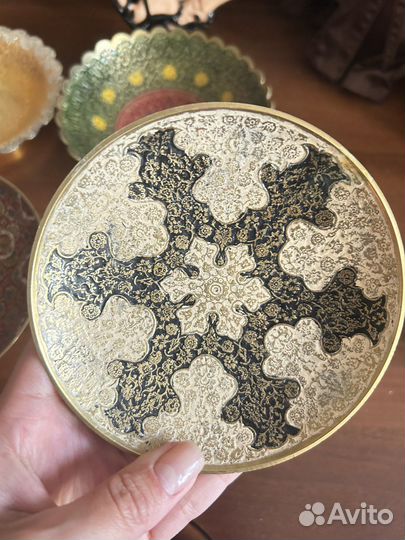 Металлические посуда конфетницы фруктовницы