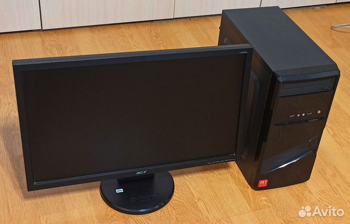 Игровой турбо Core i5-4590+Radeon RX 570+8Gb+1Tb