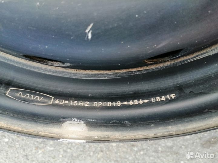 Штампованные диски, R15, 4x100, 4 шт