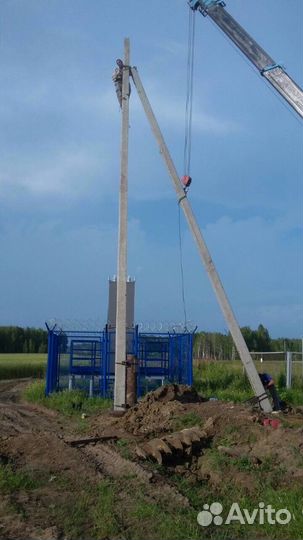 Электромонтажные работы:лэп,сип,опоры вл