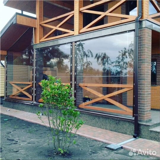 Мягкие окна (шторы) для террас