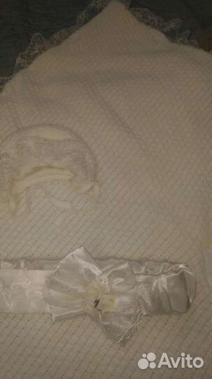 Конверт, одеяло, плед на выписку осень-весна