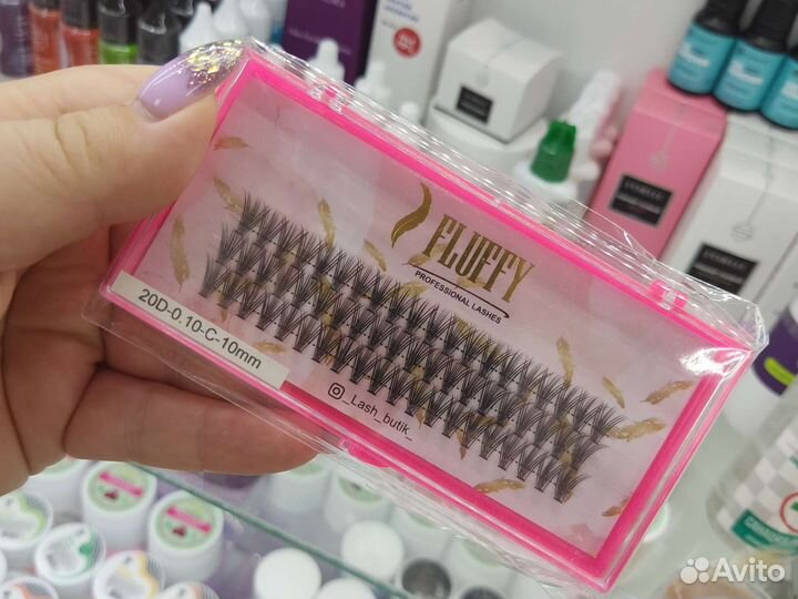 Ресницы пучковые для макияжа