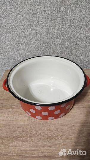 Кастрюля эмалированная 5л