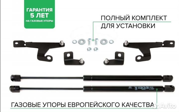 Амортизаторы капота Hyundai Tucson 3