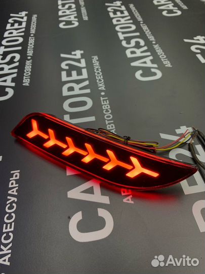 Задние катафоты светящиеся ваз 2170 Приора