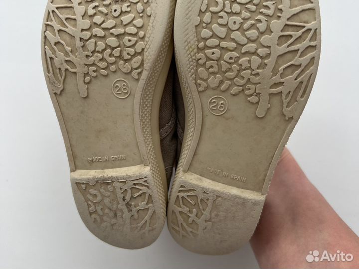 Кеды детские natural world бу