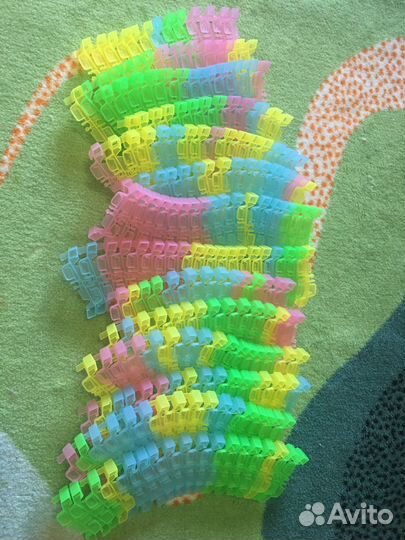 Автотрек гибкий, светится в темноте