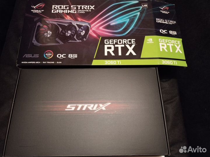 Видеокарта asus ROG Strix GeForce RTX 3060 Ti V2