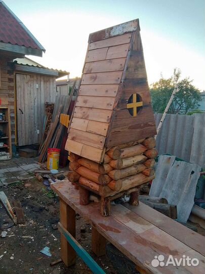 Дом бабушки Яги декоративный