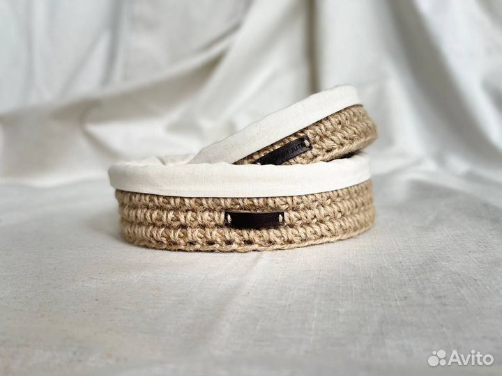 Хлебница (корзина) из джута S