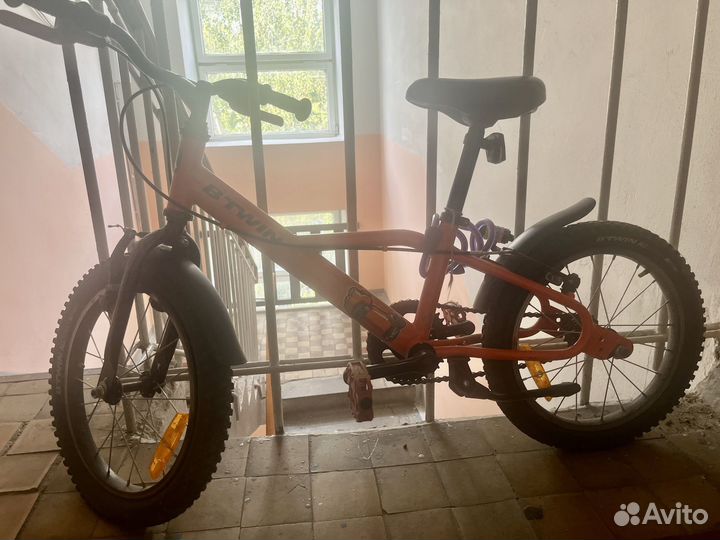 Детский велосипед btwin 16 б/у