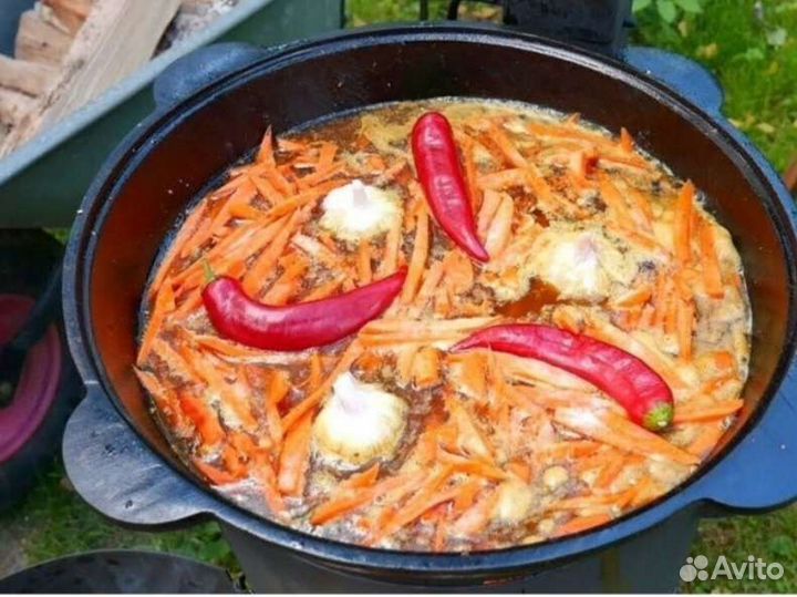 Казан чугунный 10л