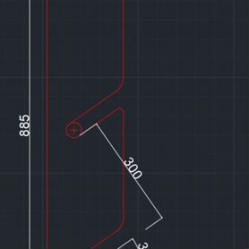 Bord rack 3/30см/белый цвет