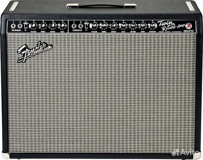 Fender 65 Twin Reverb 85 Watts 2-12 Jensen black