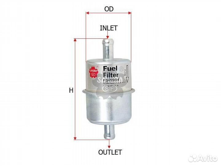 Фильтр топливный fs1901