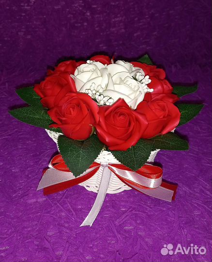 Букеты из 11 мыльных роз