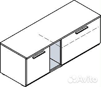 Тумба Altea со стеклом