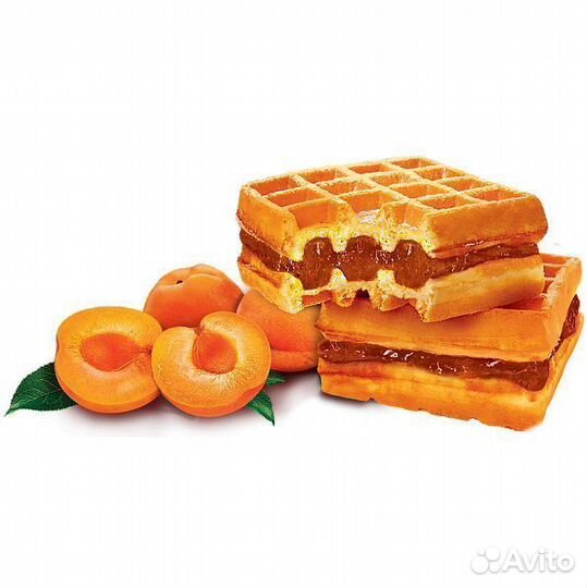 Вафли Акульчев Венские с Абрикосом 100г (опт)