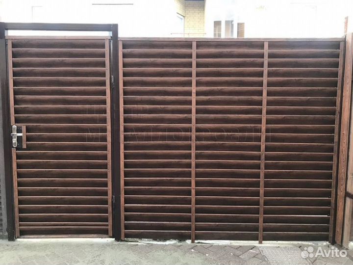 Забор жалюзи