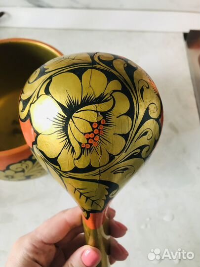 Набор посуды хохлома