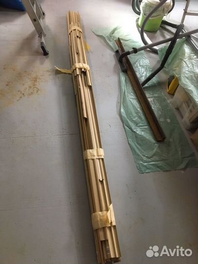 Плинтус напольный пвх - 12 шт по 2,5 м