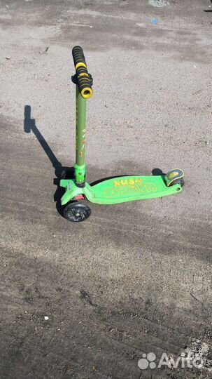 Самокат детский трехколесный бу