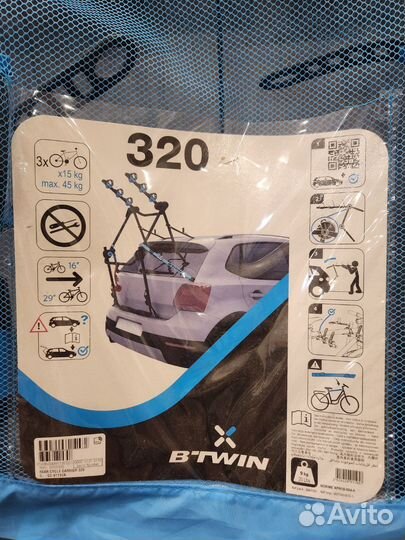 Велокрепление Decathlon B'Twin 320 - Новое