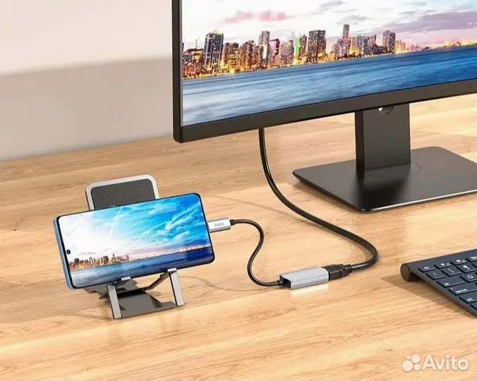 Переходник Type-C to hdmi (hdtv ) hoco UA20