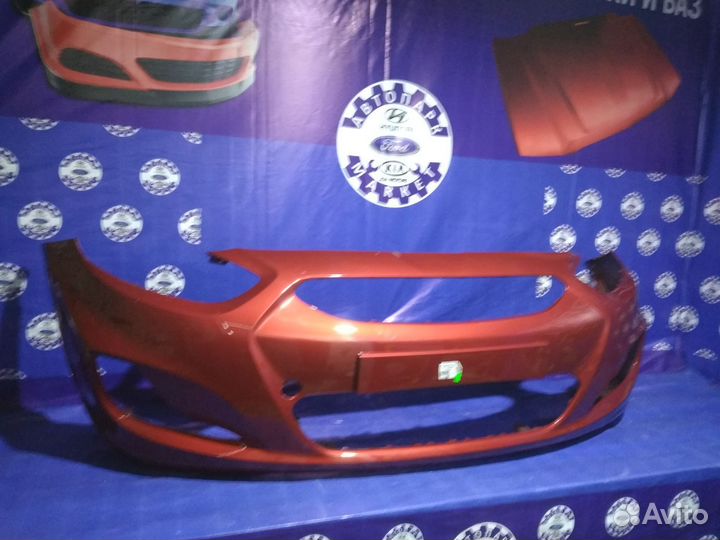 Бампер передний Хендай Солярис 11 в любой цвет