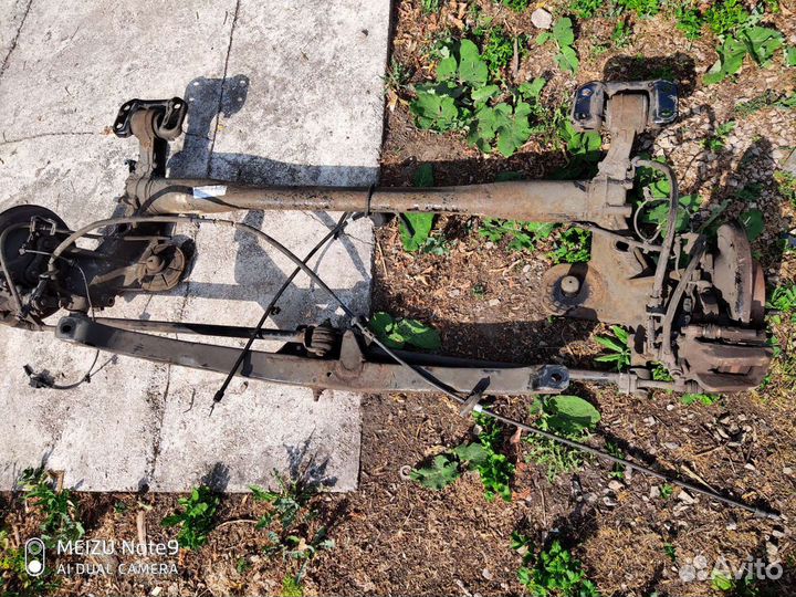 Opel Astra J, задняя балка